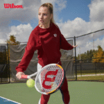 Wilson Six One Tennis Racket Vợt Tennis WR125010U2 - Ảnh 8