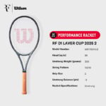 Vợt Tennis Wilson RF 01 Laver Cup 2025 WR179511U - Ảnh 9